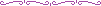 Violet curled decorative divider