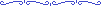 Blue curled decorative divider