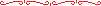 Red curled decorative divider
