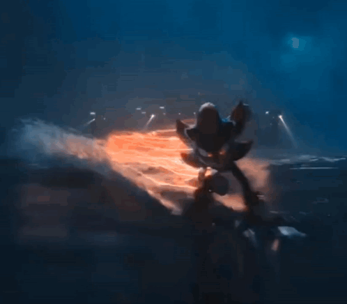 Shadow the Hedgehog animated city screen